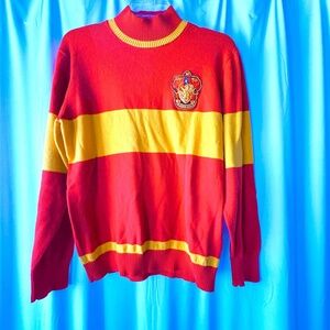 Unisex Wizarding World Harry Potter Gryffindor Quidditch Cotton Sweater Small